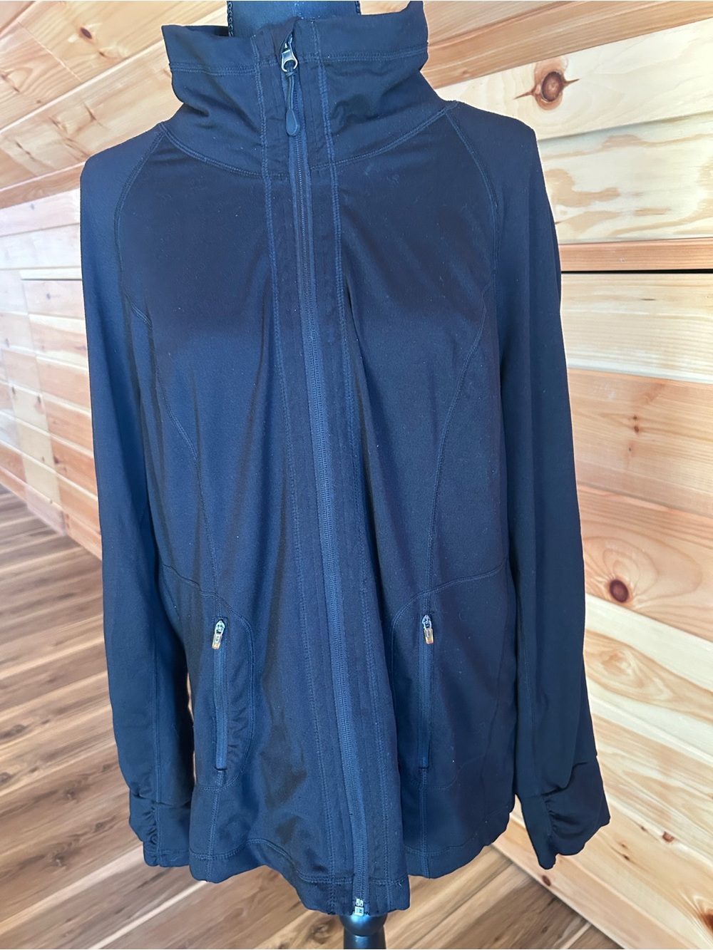 Tangerine Black Women’s Zip-Front Jacket